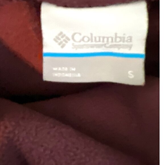 Women's Columbia Fleece Malbec Ali Peak Mock Neck Outerwear Tunic Pullover Small - Picture 4 of 6